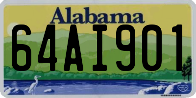AL license plate 64AI901