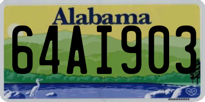 AL license plate 64AI903