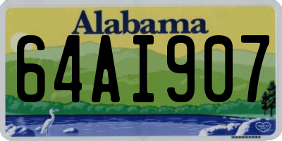 AL license plate 64AI907
