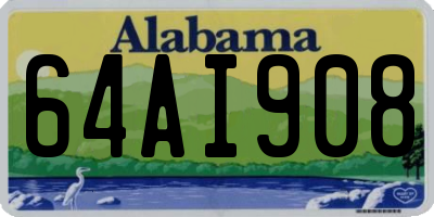 AL license plate 64AI908