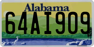 AL license plate 64AI909