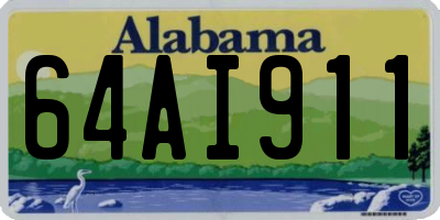 AL license plate 64AI911