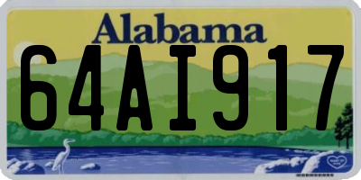AL license plate 64AI917