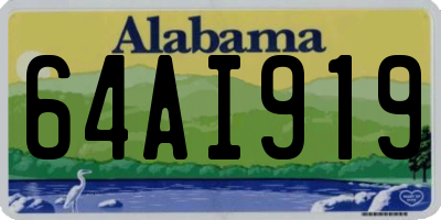 AL license plate 64AI919