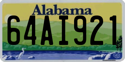 AL license plate 64AI921