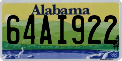 AL license plate 64AI922