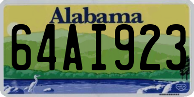 AL license plate 64AI923