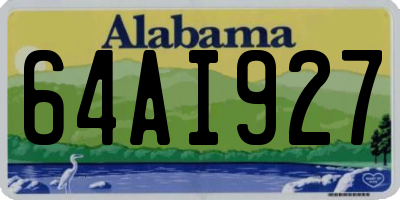 AL license plate 64AI927