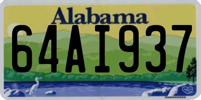 AL license plate 64AI937