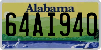 AL license plate 64AI940