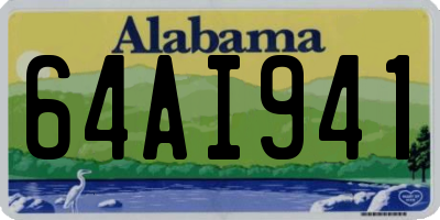 AL license plate 64AI941