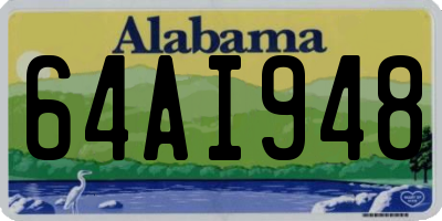 AL license plate 64AI948