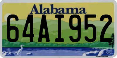 AL license plate 64AI952
