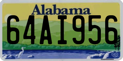 AL license plate 64AI956