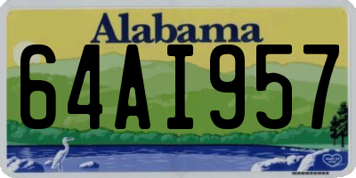 AL license plate 64AI957