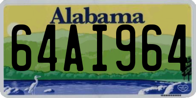 AL license plate 64AI964