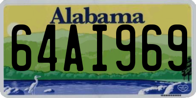 AL license plate 64AI969