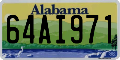 AL license plate 64AI971