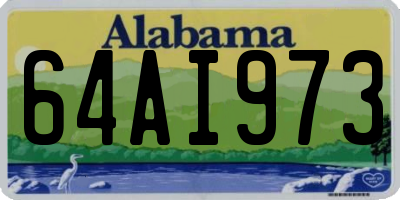 AL license plate 64AI973