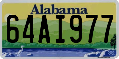 AL license plate 64AI977