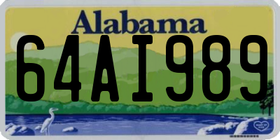 AL license plate 64AI989