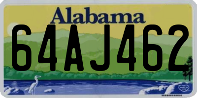 AL license plate 64AJ462