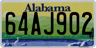 AL license plate 64AJ902