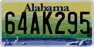 AL license plate 64AK295