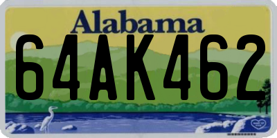AL license plate 64AK462