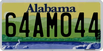 AL license plate 64AM044