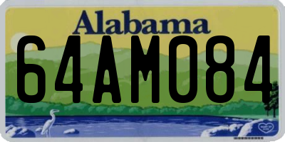 AL license plate 64AM084