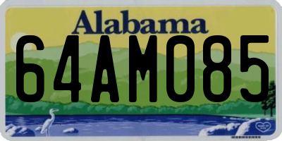 AL license plate 64AM085