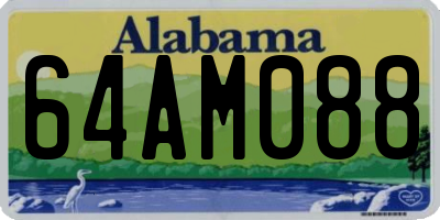 AL license plate 64AM088