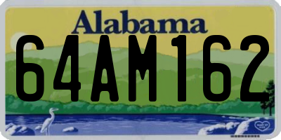 AL license plate 64AM162