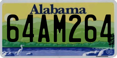 AL license plate 64AM264