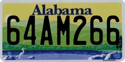 AL license plate 64AM266