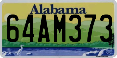 AL license plate 64AM373