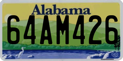 AL license plate 64AM426