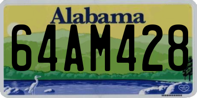 AL license plate 64AM428