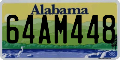 AL license plate 64AM448