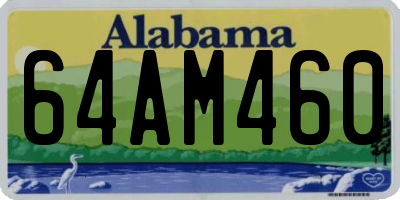 AL license plate 64AM460