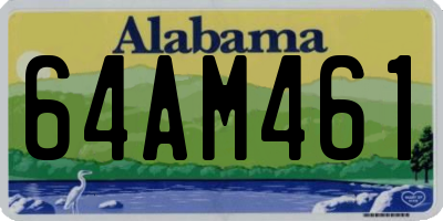 AL license plate 64AM461