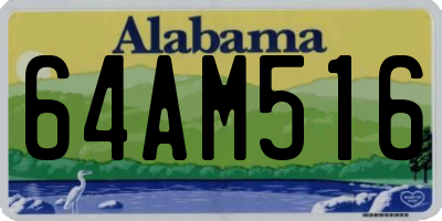 AL license plate 64AM516