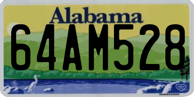 AL license plate 64AM528