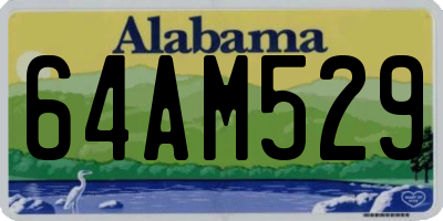 AL license plate 64AM529