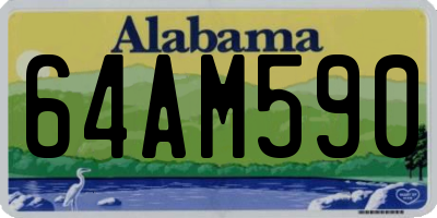 AL license plate 64AM590