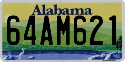AL license plate 64AM621