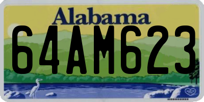 AL license plate 64AM623