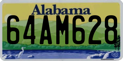 AL license plate 64AM628