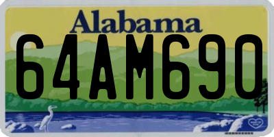 AL license plate 64AM690